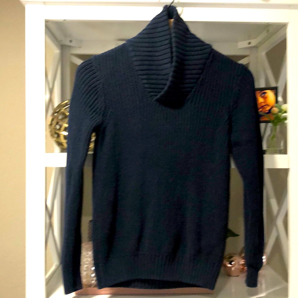 Boys 8-10Y H&M navy collared sweater
